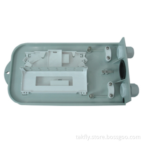 Plastic Material 12 Cores Fiber Optic Terminal Box for FTTH
